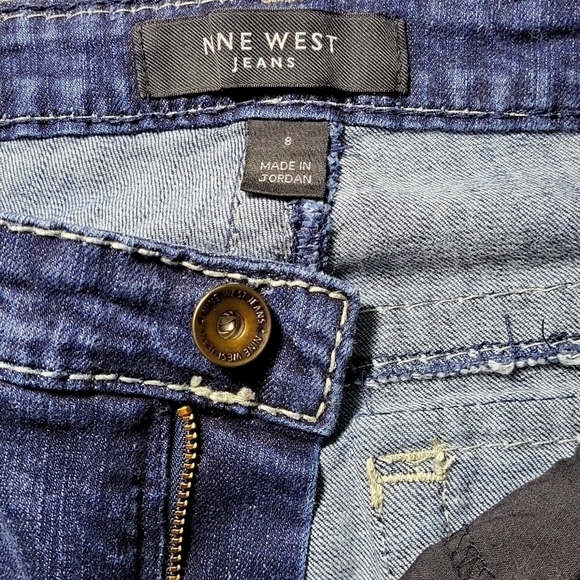 Nine West Date Night Capri Zipped Cuff Jeans - Picture 6 of 8